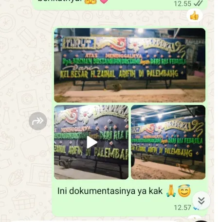 Pengiriman Papan Bunga Duka Kebon Melati