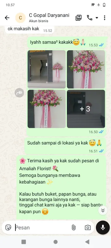 Pengiriman Karangan Bunga Kebon Melati