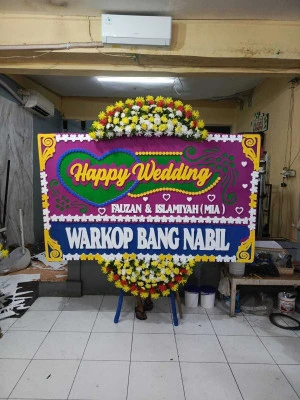 Papan Bunga di Kebon Melati