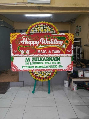 Papan Bunga di Kebon Melati