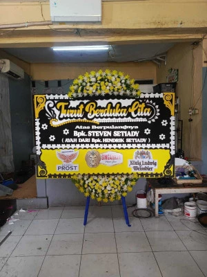 Papan Bunga di Kebon Melati