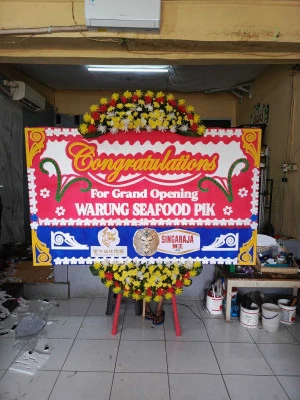 Papan Bunga di Kebon Melati