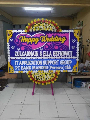 Papan Bunga di Kebon Melati