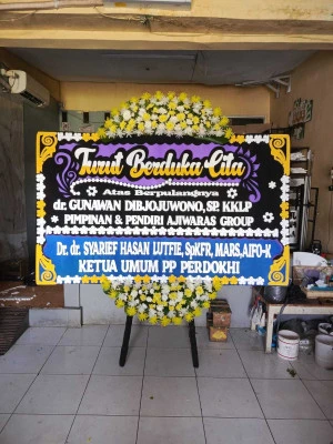 Papan Bunga di Kebon Melati